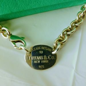 Return to Tiffany Authentic Tag Necklace